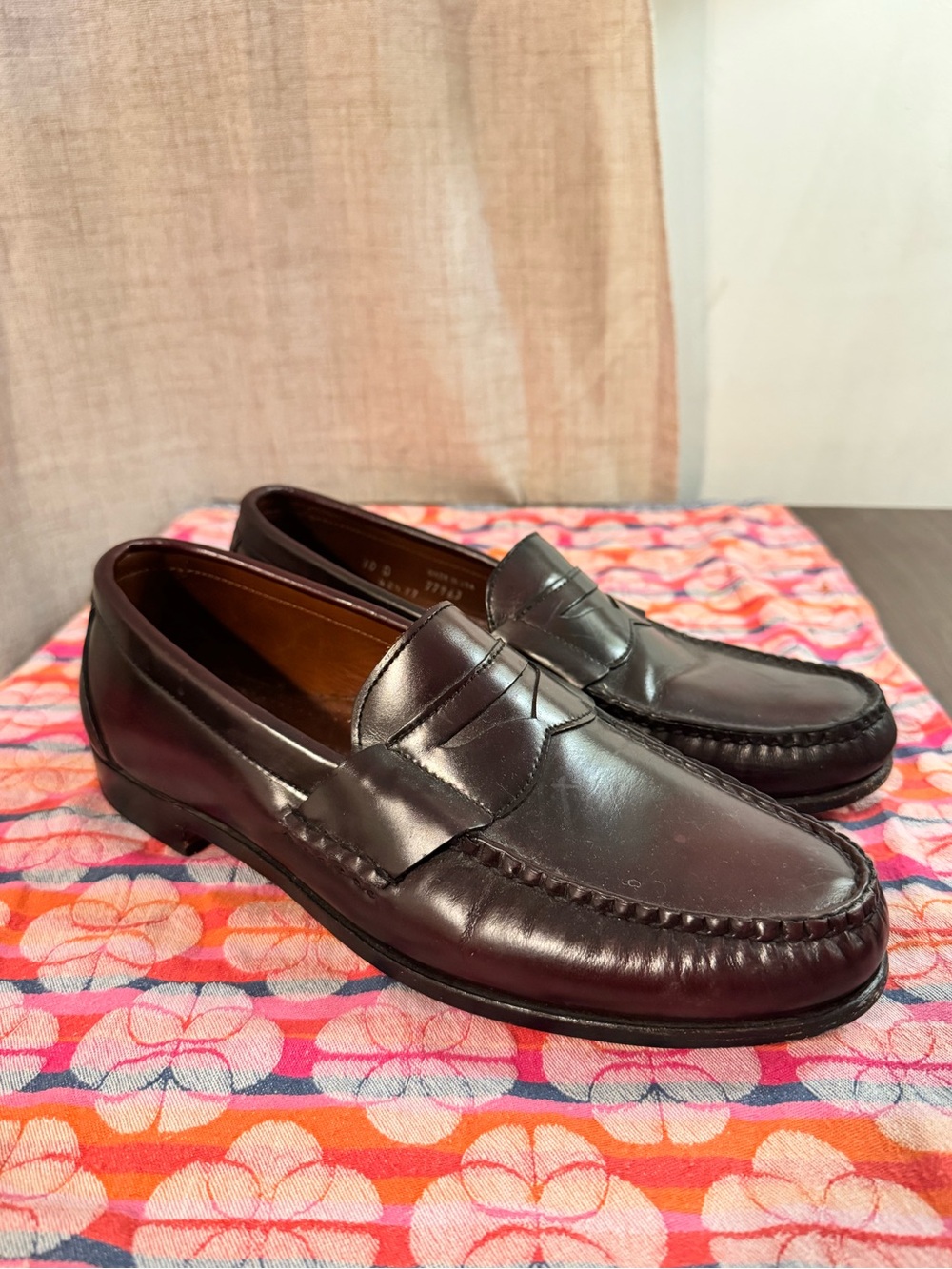 Allen Edmonds Walden slip on loafer dress shoes 10